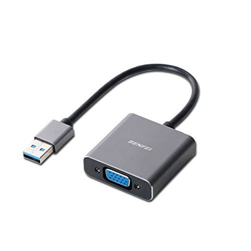 USB3.0 VGA Ѵץ BENFEI USB to VGAѴ֥ USB ޥǥץ쥤ץ ɥ饤 ץ PC HDTV  PC DVD HDTV USB3.0 to VGA 1080P  Windows 10/8.1/8/7ʤб USB2.0б