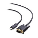 Cable Matters USB-C VGA 変換ケーブル USB C VGA USB Type C VGA 変換ケーブル 1080P 1.8m Thunderbolt 3対応 MacBook Pro Dell XPS HP Spectre x360 Surface Book 2 Lenovo Yoga 910に適用