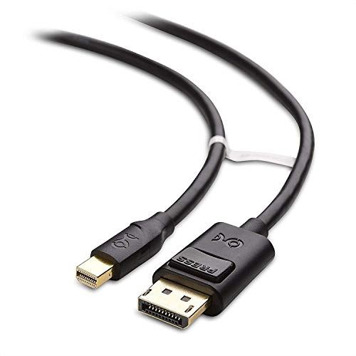 Cable Matters Mini DisplayPort DisplayPort 変換ケーブル 4K 双方向 1.8m Mini DisplayPort DisplayPort 1.2 ケーブル DisplayPort Mini DisplayPort 1.2 変換ケーブル Thunderbolt 2ソース対応 ブラック