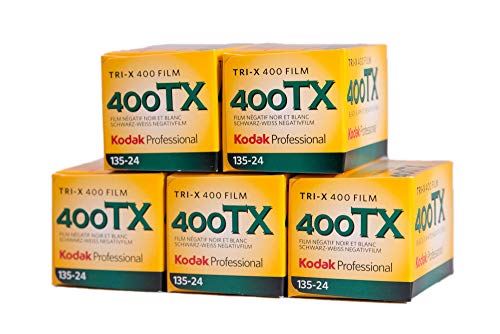 Kodak 白黒フィルム プロフェッショナル用 35mm トライ-X400 24枚(5本セット) 35mm24枚撮5本