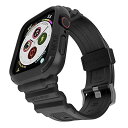 Elkson Quattro PRO for Apple Watch Series 6 SE 5 4 44mmΉ nJnK[P[X TPU _ ϏՌ Sʕ 