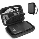 ProCase ハード EVA ケース Seagate Expansion Seagate Backup Plus スリム 1TB 2TB 4TB 耐衝撃 収納ケース Western Digital My Passport ポータブル 2.5 インチ ハードディスク USB 3.0 -ツイル(2)