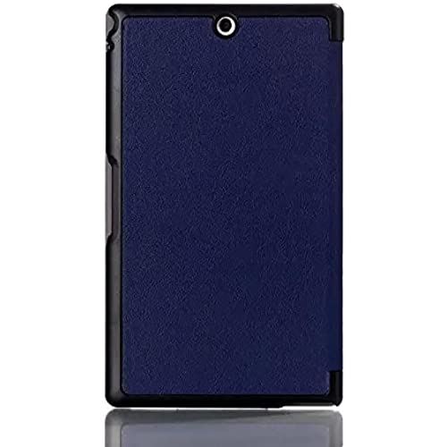 Ceavis Sony Xperia Z3 Tablet Compact ケース オートスリープ機能付き スタンド機能付き 耐衝撃 折り畳み 横開き 軽量型 (Sony Xperia Z3 Tablet Compact, ブルー) 3