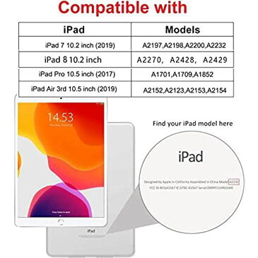 iPad 7世代 ケース iPad 8世代 ケース/iPad Air3 ケース 2019/ SIBEITU iPad 10.2 ケース 2019 2020 iPad Pro 10.5 ケース 2017 カバー 360度 回転 耐衝撃 ハンドホルダー スタンド 防塵 肩掛けー ストラップ 子供 仕事 ハード アイパッ iPad 10.2/Pro 10.5/air3 BlaCK