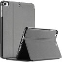 ProCase iPad Mini 5/4/3/2/1 保護ケース 軽量 フォリオ スマートカバー スタンド機能付き 適用端末：iPad Mini 5 （2019）/ Mini 4, Mini 1 2 3‐グレー