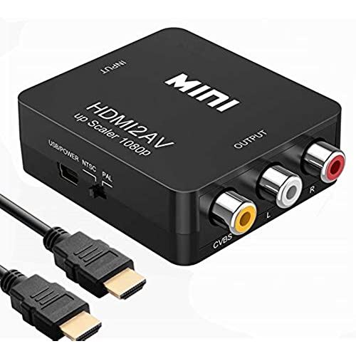 HDMI to RCA ѴС HDMI饢ʥѴץ HDMI to AV ݥå 1080Pб PAL/NTSCڤؤ  HDMI֥150cm