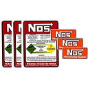 【各3枚セット】 NOS ＆ NOS 『WARNING』 セット レーシング ステッカー 世田谷ベース