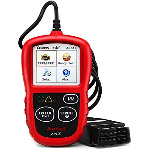 Autel Autolink AL319 OBD2スキャナー 診断機 コードの読み取りと消去 OBD2スマートでパワフルなスキャン 自動車診断ツール エミッションモニターのステータスのチェック 日本語化可能