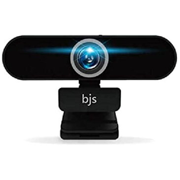 BJSウェブカメラ, 800万画素 4K, 2448PウルトラHD ウェブカメラ, Sony社製CMOSセンサー搭載, プライバシーシャッター USB3.0, 広角84.5度 三脚付き レンズクリーナー付き