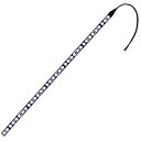 【1本入り】 高密度(120LED/m) 24V 防水 LED テープライト 1チップ 100cm (黒ベース) 発光色:白色