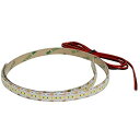 LEDテープライト 12V 防水 高密度 240LED/m 1チップ 白ベース 90cm (ケーブル長1m) 発光色:白色