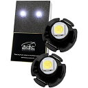 ぶーぶーマテリアル T3 LED ホワイト 7000K 明るいパワーバルブ メーター球 パネル球 12V 4個