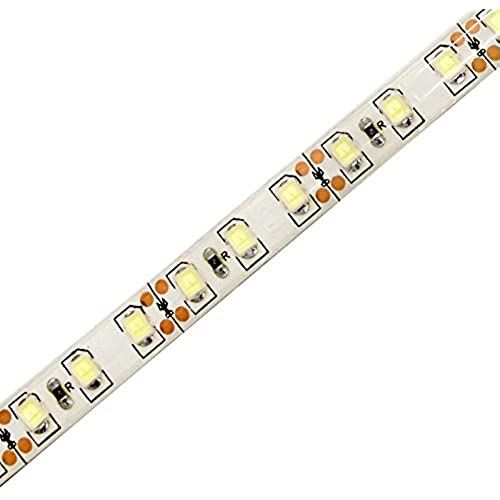 【2本入り】 高密度 120LED/m 12V 防水 LED テープライト 1チップ 30cm (白ベース) 発光色：白色