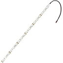 【2本入り】 LEDテープライト 12V 防水 3チップ 15cm (白ベース) 発光色:白色