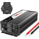 Xijia純正弦波 インバーター2000W DC 48VをAC 100V 50Hz/60Hz 瞬間最大4000W車から家庭用電源 非常電源・補助電源に 防災 太陽光発電 LEDディスプレー搭載 (DC48V DC48V (範囲40V-60V) 2000W