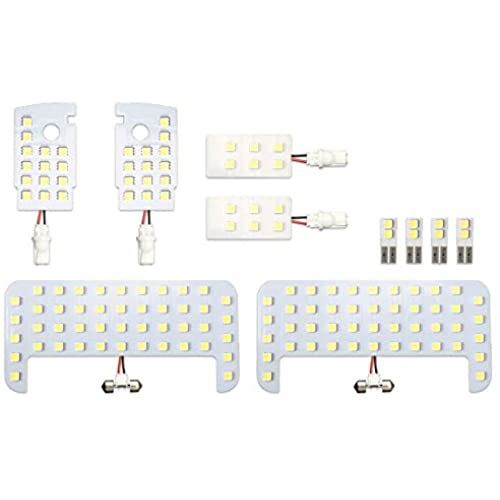 150系 プラド 純白 ホワイト LED ルームランプ 10点セット スライド式スイッチ用 Aタイプ 前期/中期/後期対応 TRJ150 GRJ150 GRJ151 Aタイプ 7000K