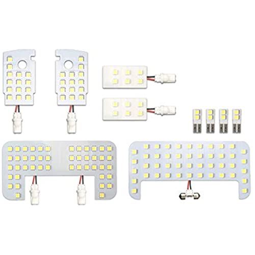 150系 プラド 純白 ホワイト LED ルームランプ 10点セット中期 後期 TX-L 5人乗り専用 TRJ150 GRJ150 GRJ151 Cタイプ 7000K