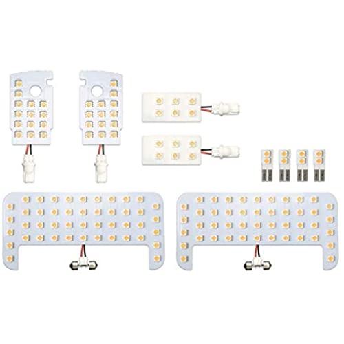 150系 プラド 3000K 電球色 LED ルームランプ 10点セット スライド式スイッチ用 Aタイプ 前期/中期/後期対応 ゴールデンシリーズ TRJ150 GRJ150 GRJ151 Aタイプ 3000K