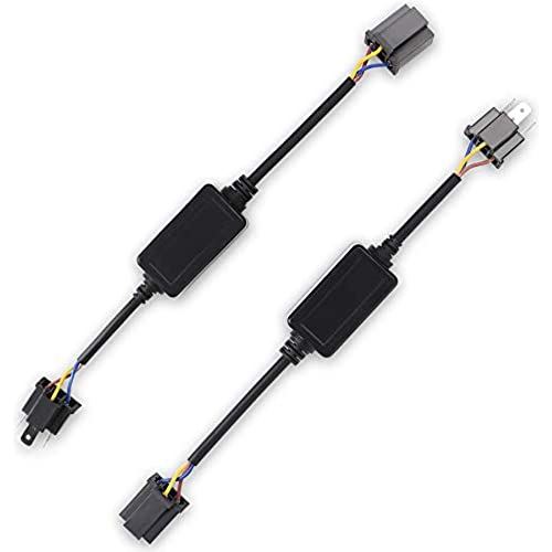 PXPART LED極性変換リレー H4マイナスコントロール車用マルチリレーユニット 2個セット LED専用 ハイロー切替のマイナスコントロールをプラスコントロールへ変換 簡単に取り付け