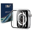 BELIYO Apple Watch 用 ケース 45mm 対応 Apple Watch 7 PC素材 一体型 強化ガラス画面カバー アップルウォッチケース A...