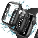 『2021秋モデル』AMOVO Apple Watch 用 ケース 防水 44mm Series6 Series5 Series4 SE 全面保護カバー アップルウォッチ用 保護ケース マットブラック (44mm,