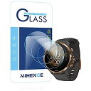 【3枚入り】 Mihence Compatible Suunto 7 保護フィルム, 9H ガラス保護フィルム 対応 SUUNTO 7 (スント7) Smartwatchスマート腕時計 2.5Dラウンドエッジ