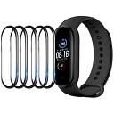 BDIG Mi Band 5 フィルム 【5枚セット】高透過率 タッチ感いい 3?保護フイルム 防指紋 衝撃吸収 耐傷 液晶保護 柔軟なTPU HD保護フィルム...
