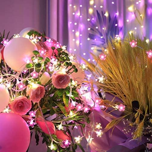 ストリングライト ソーラー イルミネーションライト 桜 7M50電球 2組合計100球 ピンク＆ウォームホワイト LED 屋外 ガーデンライト 8モード 防水 クリスマスライト 飾りライト