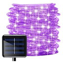 SUNSEATON ソーラー ストリングスライト、100LED 10M IP65防水イルミネーションライト、銅線ライト、ガーデン/フェンスツ/ウェディング/パーティー/クリスマス 装飾用、屋外ガーデンライト、室内 ...(3)