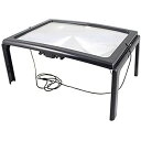 スタンドルーペ LEDライト付き 拡大鏡 倍率3倍 ルーペ 折りたたみ式 拡大ルーペ 携帯 虫眼鏡 読書 彫刻 手芸 子供 高齢者 卓上 拡大鏡スタンド おしゃれ プレゼント