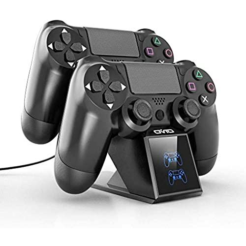 PS4コントローラー 充電 OIVO PS4 充電 スタンド PS4コントローラー 充電器 収納 PS4コントローラースタンド 2台同時充電可能 LED 指示ランプ付き PS4コントローラー 充電 OIVO PS4 充電 スタンド PS4コントローラー 充電器 収納 PS4コントローラースタンド 2台同時充電可能 LED 指示ランプ付き
