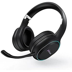 ヘッドホン ヘッドセット Bluetooth4.2 ワイヤレス ゲームヘッドセット ワイヤレスヘッドホン HD ノイズキャンセリング 最大54時間連続再生 着脱式マイク付き 有線/無線兼用 7色LEDライト付き ...安売り