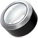 PhoenixLoupe デスクルーペ【倍率5倍】新聞 説明書 印刷物 ジュエリー 刻印/LEDライト 手動ON/OFF 自動消灯 収納ケース 付き拡大鏡 ルーペ