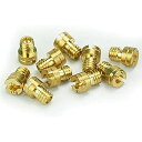 COOLBOTANG メインジェット 10粒10サイズ メインジェットセット キャブレターセッティング キャブレターノズル バイク用 丸小 #75#78#80#...