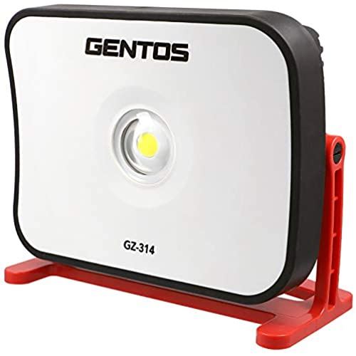 GENTOS(ジェントス) 投光器 LED ワークライト AC充電式 【明るさ最大1100-6000ルーメン/実用点灯3-8時間/耐塵/防滴】 ガンツ GZシリーズ ANSI規格準拠 明るさ6000ルーメン/実用点灯3時間 GZ-314