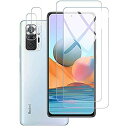 SeNool 【4枚セット】 Xiaomi Redmi Note 10 Pro 対応 フィルム 2枚 + カメラフィルム 2枚 ガラスフィルム 強化ガラス 高透過率 耐衝撃 飛散防止 スクラッチ防止 保護フィルム