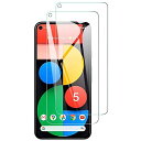 [2枚入り] Google Pixel 5a 5G ガラスフィルム [Gos Elec] 日本旭硝子製 強化ガラス液晶保護フィルム 2.5Dラウンドエッジ加工 高透過率 硬度9H Google Pixel 5a 2021