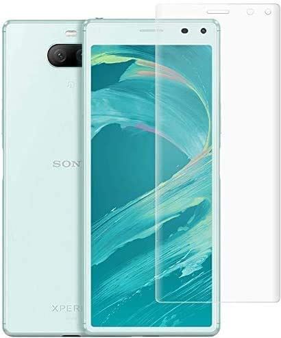 Xperia 8 ガラスフィルム 日本製素材旭硝子製/硬度9H 液晶保護フィルム 3D曲面 フルカバー/高透過率/飛散防止処理/耐衝撃 エクスペリア5 強化ガラ...