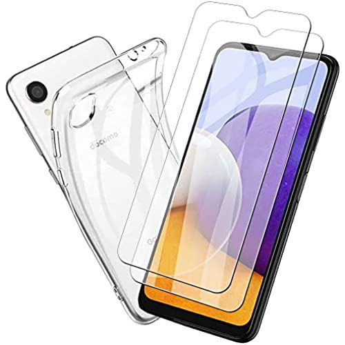 【2+1】Galaxy A22 5G SC-56B 用の フィルム + Galaxy A22 5G 用の ケース nutmeg【日本旭硝子素材採用】Galaxy...