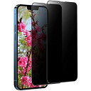 【覗き見防止/2枚セット】iPhone13 Promax ガラスフィルム 全面保護 のぞき見防止 アイフォン13 Pro max 保護フィルム iphone 1...