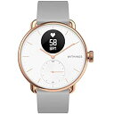 ウィジングズ スマートウォッチ レディース Withings ScanWatch フランス生まれのスマートウォッチ 38mmモデル ローズゴールド RoseGold 最大30日間充電持続 心拍の急激な変化&就寝中の呼吸の乱れを検知 血中酸素HWA09-MODEL