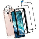DZHFU iPhone 13 mini 強化ガラスフィルム(2枚入り)+レンズ保護フィルム (2枚入り) 高精細 5.4インチ iphone13ミニ対応 高透...