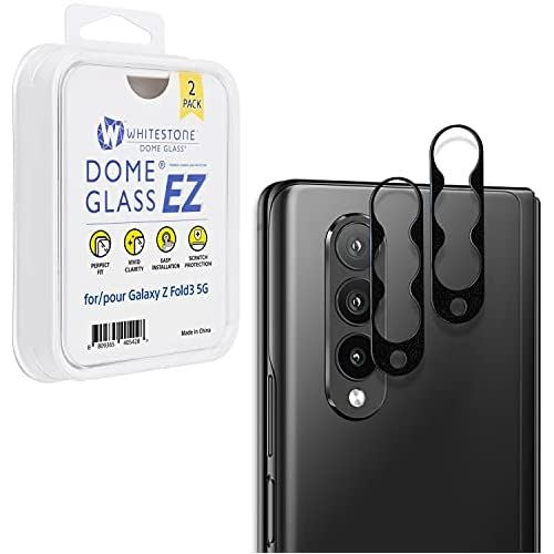 [2枚セット] [EZ Camera Protector] カメラフィルム、カメラ保護フィルム （簡単な貼り付け、衝撃防止、ラウンドエッジ加工）（Galaxy Z Fold3用）