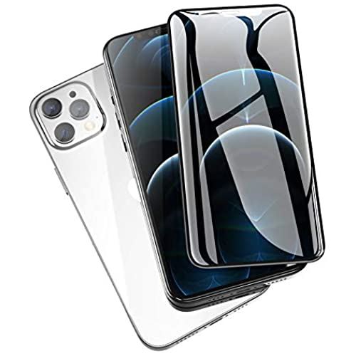 iphone12/12Pro 用 ガラスフィルム 全面保護 あいふぉん12フィルム 強化ガラス アイフォン12Pro 保護フィルム 画面保護シート 携帯 フィルム ブラック-（HD型）