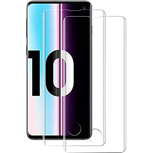 【3D曲面 2021年先端技術】【2枚】Galaxy S10 SCV41 SC-03Lガラスフィルム ギャラクシー S10 保護フィルム S10 ガラス ブルーライト フィルム 強化ガラス 全面 ふぃるむ 画面フィルム ...