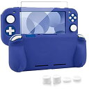 switch liteカバー スイッチライト ケース シリコン素材 ソフトカバー 柔らかい 一体式 全面保護 耐衝撃 特殊ハンドル 薄型軽量 快適な手触り 着脱簡単 防水防塵 スタンド機能 スティックカバー4つ