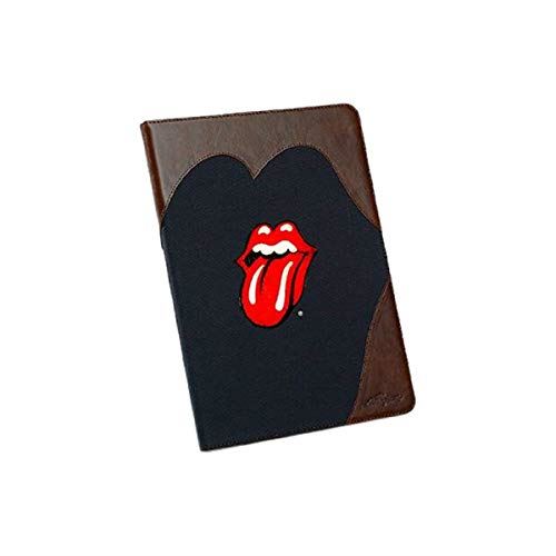 Zenus iPad 9.7インチ(2018,2017)ケース/iPad Air ケース Rolling Stones Classic Tongue Cambridge Diary ネイビー