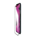 iPhone XS Max KXtB uGLASS PREMIUM FILMv ʃI[KX ubN//Ռz/0.33mm LP-MIPLFGFSKBK