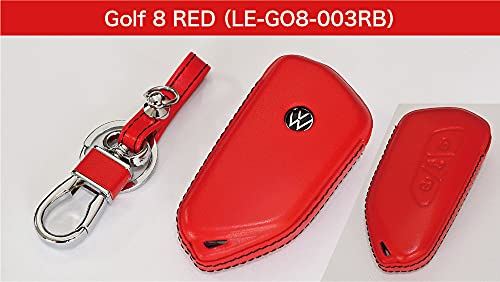core OBJ select Red Leather Key Cover レザーキーカバーレッド色 Golf8 LE-GO8-003RB