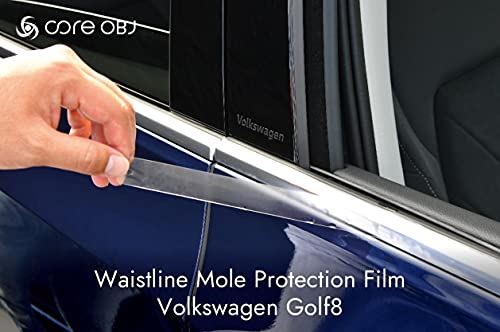 core OBJ Waistline Mole Protection Film Volkswagen Golf8 Variant ドアモールプロテクションフィルム CO-MPF-G8V 透明